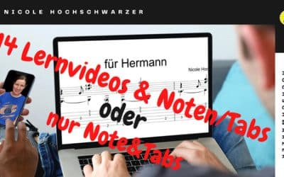 „für Hermann“ – Lernvideoreihe – Noten & Tabs