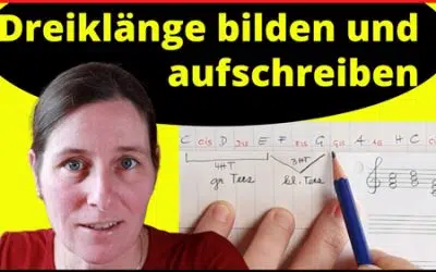 Dreiklänge bilden