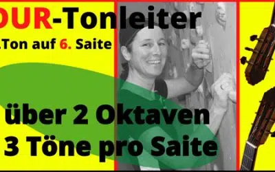 Dur-Tonleiter über 2 Oktaven