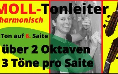 Moll Tonleiter harmonisch